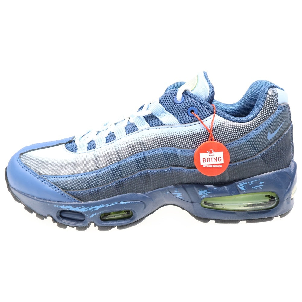 NIKE(ナイキ) ×Yu-Gi-Oh! AIR MUSCLE 95 QS YGO 遊戯王 エアマックス95 ローカットスニーカー ブルー US9.5/27.5cm II7404-400