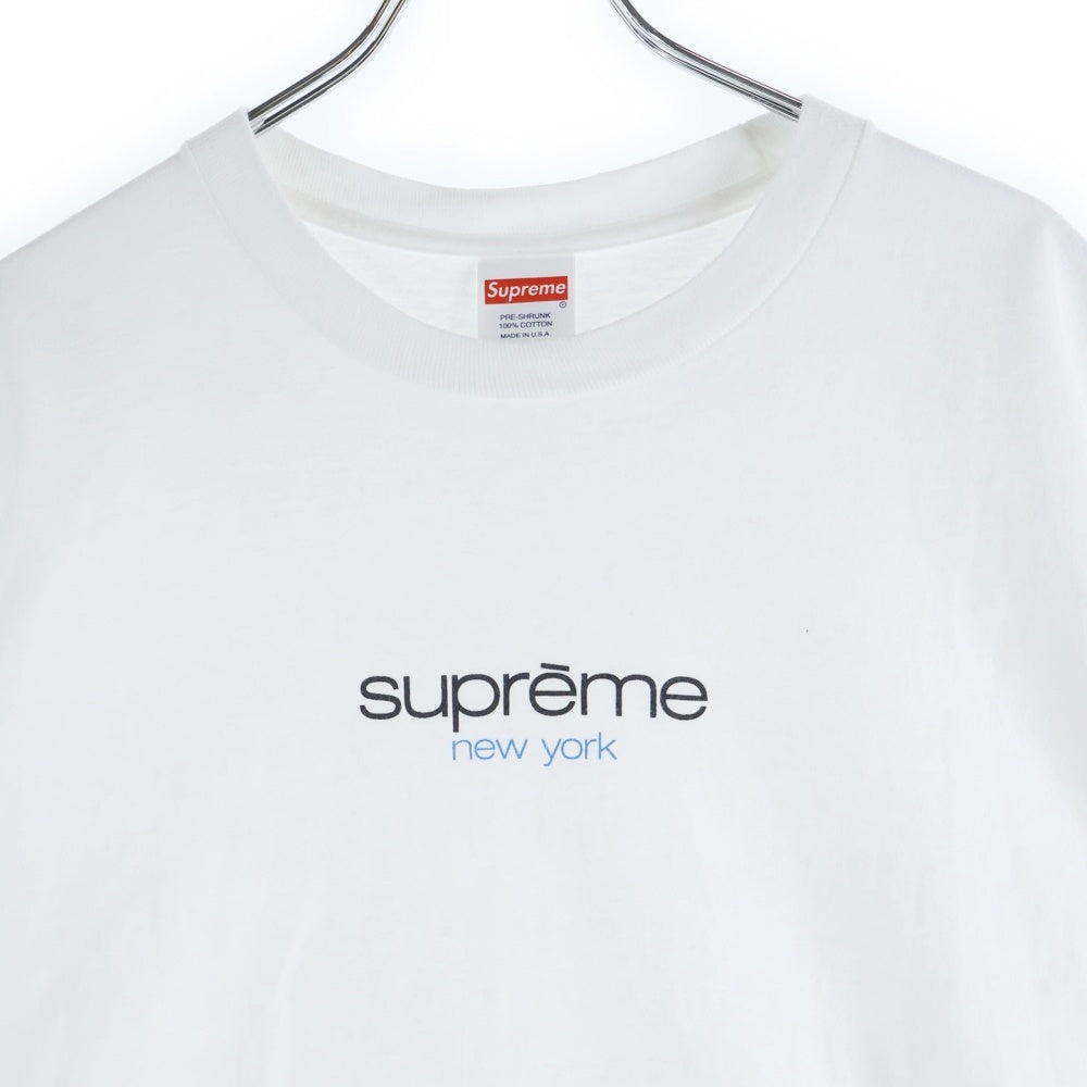 SUPREME(シュプリーム) 22SS Classic Logo Tee クラシックロゴ クルーネック 半袖Tシャツ カットソー ホワイト