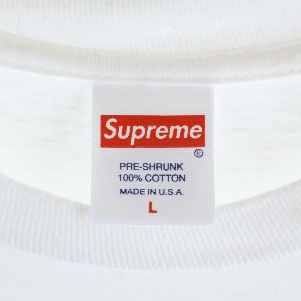 SUPREME(シュプリーム) 22SS Classic Logo Tee クラシックロゴ クルーネック 半袖Tシャツ カットソー ホワイト