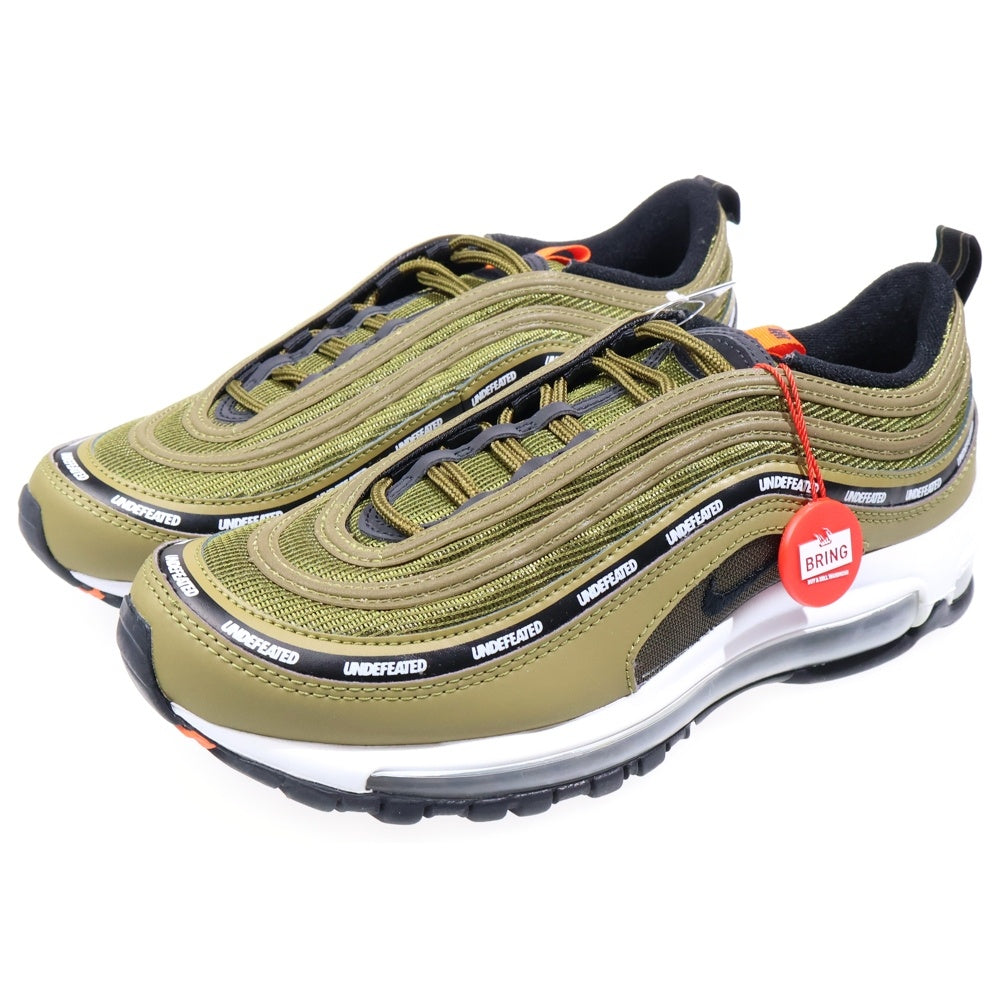NIKE(ナイキ) ×UNDEFEATED AIR MAX 97 アンディフィーテッド エアマックス メンズローカットスニーカー シューズ カーキ US7.5/25.5cm DC4830-300