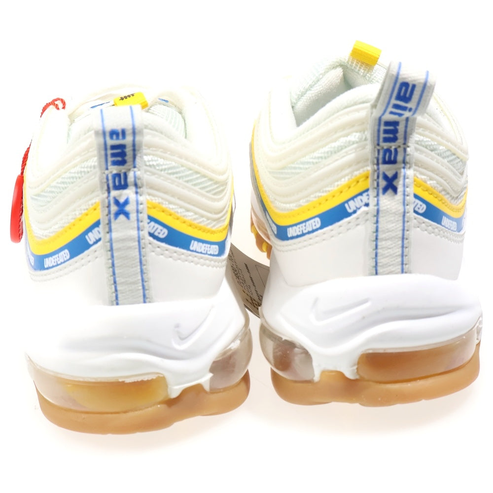 NIKE(ナイキ) ×UNDEFEATED AIR MAX 97 アンディフィーテッド エアマックス メンズローカットスニーカー シューズ ホワイト/ブルー US7.5/25.5cm DC4830-100