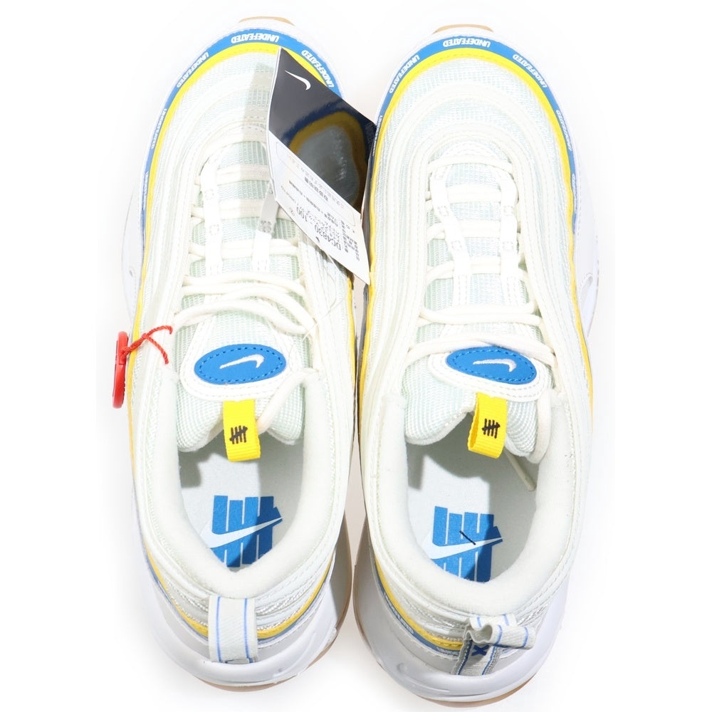 NIKE(ナイキ) ×UNDEFEATED AIR MAX 97 アンディフィーテッド エアマックス メンズローカットスニーカー シューズ ホワイト/ブルー US7.5/25.5cm DC4830-100