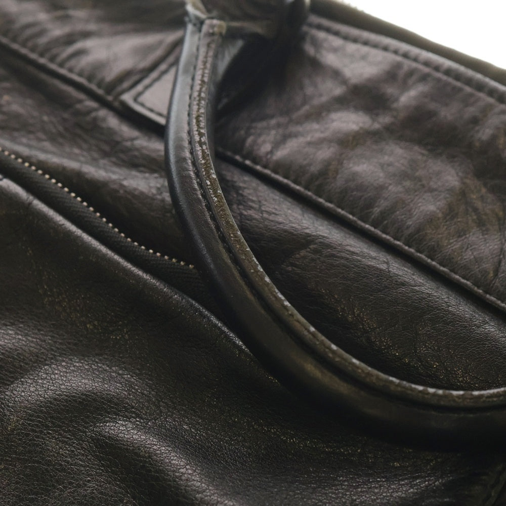 Calvin Klein(カルバンクライン) 2WAY レザーハンド ショルダーバッグ ブラック レディース