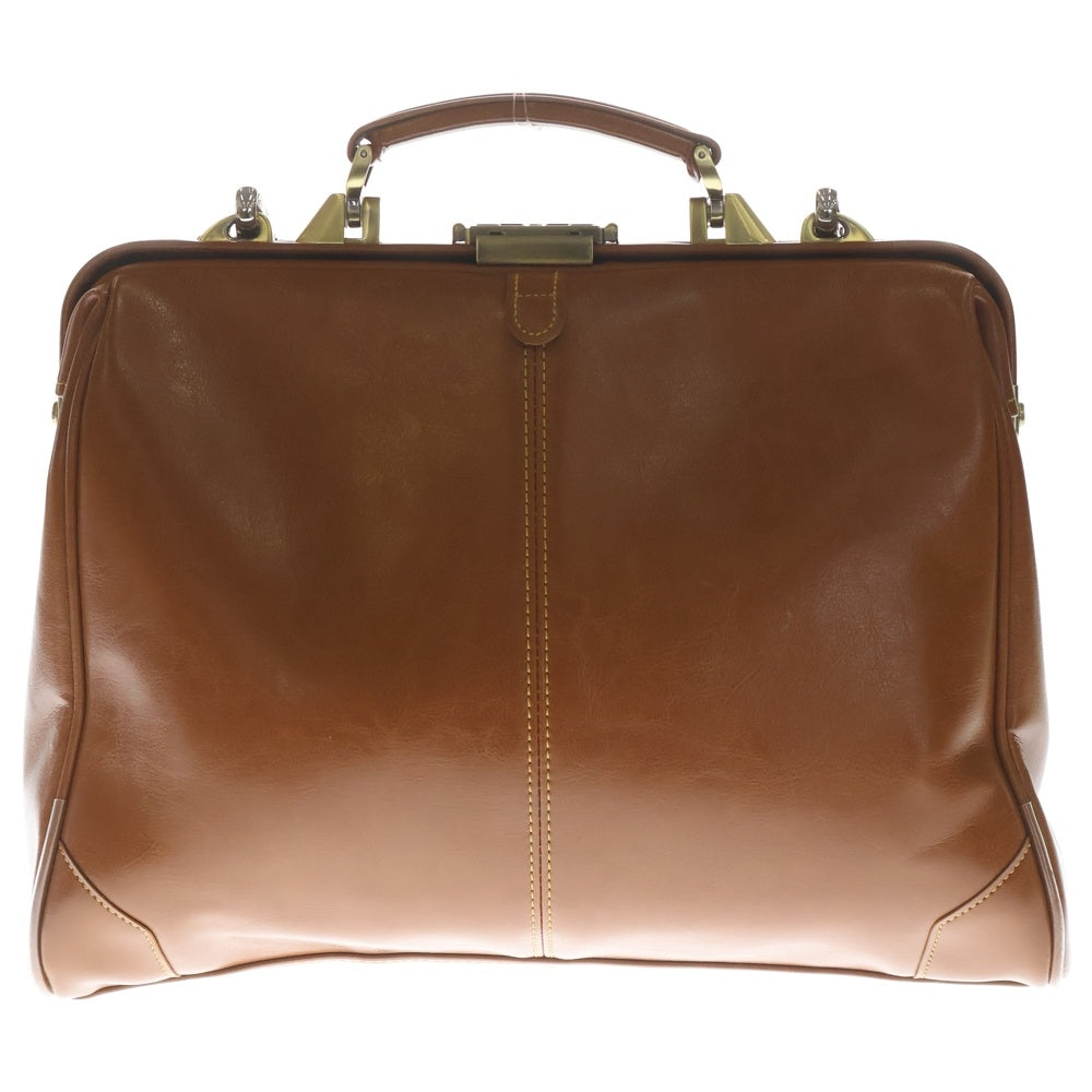 NO BRAND(ノーブランド) EVERWIN エバウィン 2WAY ダレス ビジネス ショルダー ハンドバッグ ブラウン