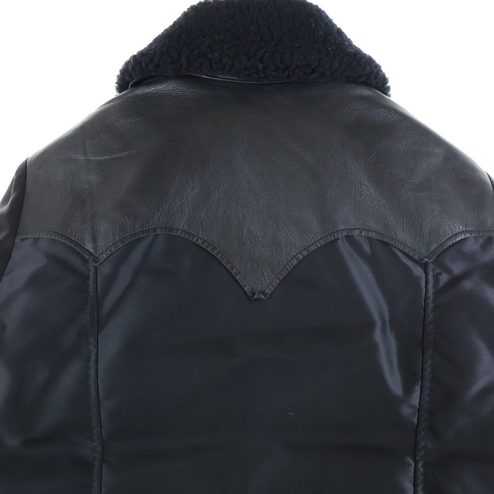 ROCKY MOUNTAIN(ロッキーマウンテン) ×PORTER BEAMS別注 ポーター ジップアップ ナイロン フライトジャケット ブラック 450-492-65