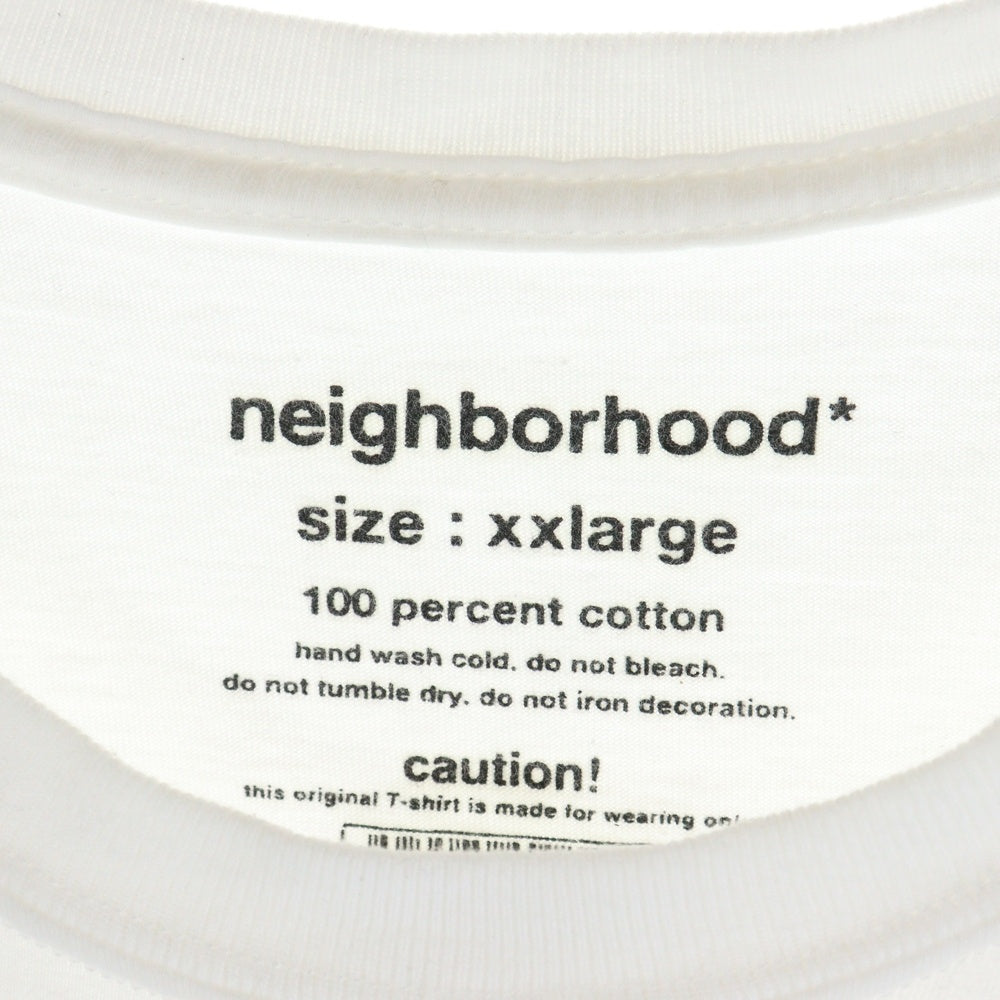 NEIGHBORHOOD(ネイバーフッド) サークルロゴ クルーネック 半袖Tシャツ カットソー ホワイト