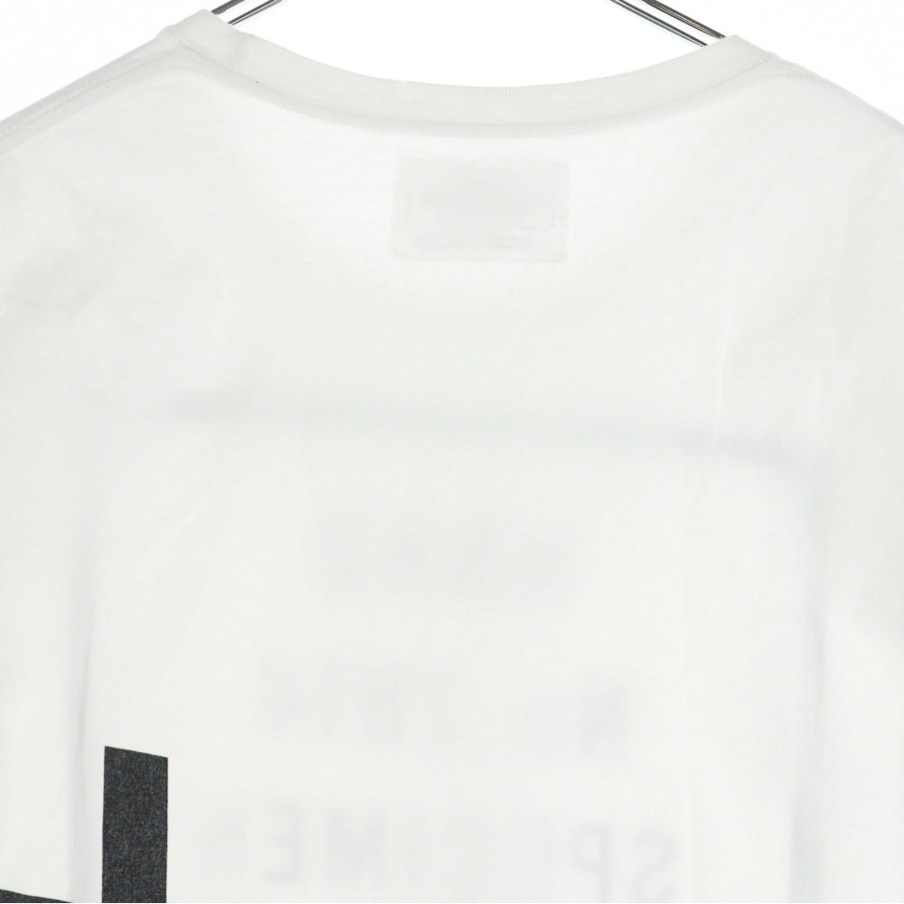 NEIGHBORHOOD(ネイバーフッド) 17SS SRL/C-TEE フロントプリント クルーネック 長袖Tシャツ カットソー ホワイト 171PCNH-ST14S