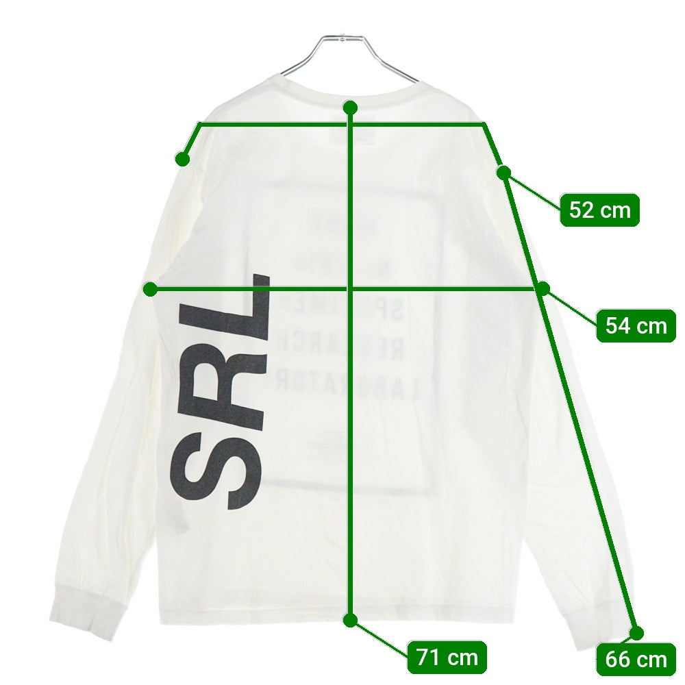 NEIGHBORHOOD(ネイバーフッド) 17SS SRL/C-TEE フロントプリント クルーネック 長袖Tシャツ カットソー ホワイト 171PCNH-ST14S