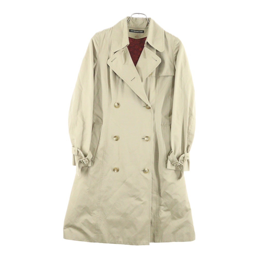 VIVIENNE TAM(ヴィヴィアンタム) ライナー付き トレンチコート ベージュ 016-151210