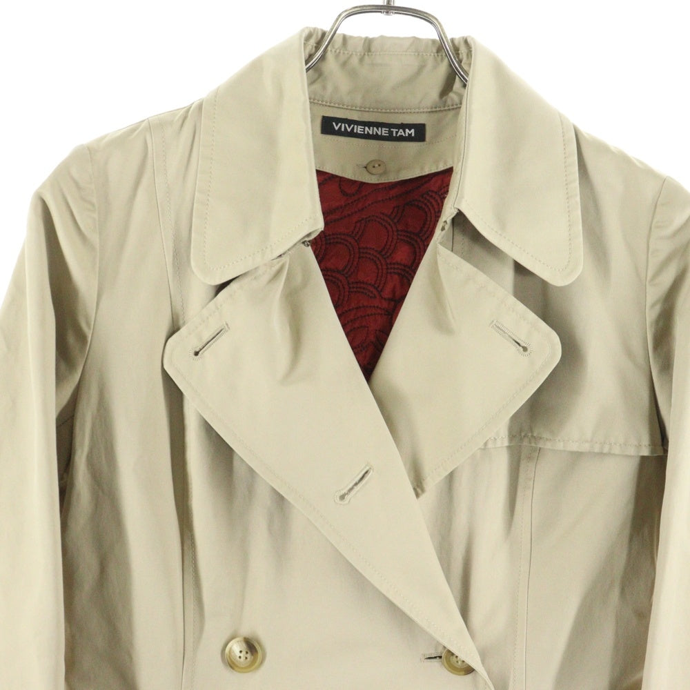 VIVIENNE TAM(ヴィヴィアンタム) ライナー付き トレンチコート ベージュ 016-151210