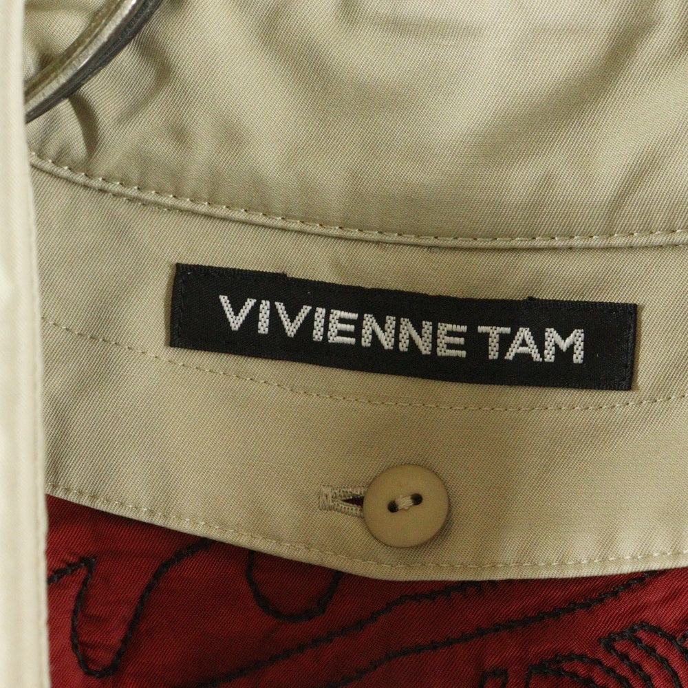 VIVIENNE TAM(ヴィヴィアンタム) ライナー付き トレンチコート ベージュ 016-151210