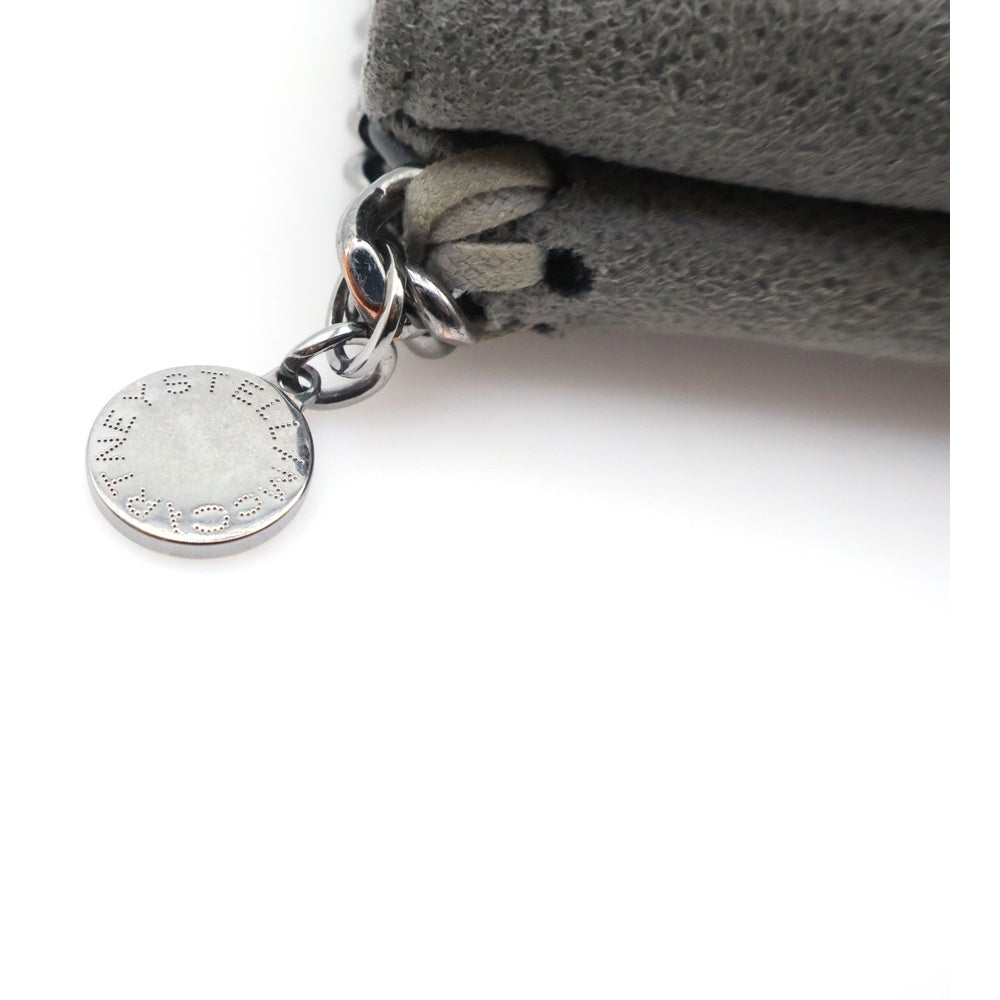 STELLA McCARTNEY(ステラマッカートニー) Falabella Trifold Small Wallet ファラベラ 3つ折り コンパクトウォレット グレー/シルバー レディース