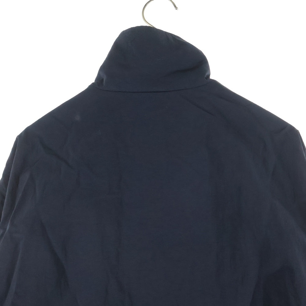 The Ennoy Professional(エンノイプロフェッショナル) 23AW NYLON TRUCK SUIT JACKET ロゴ刺繍 ジップアップ トラックスーツ ブラック AW23BRENJK02LP