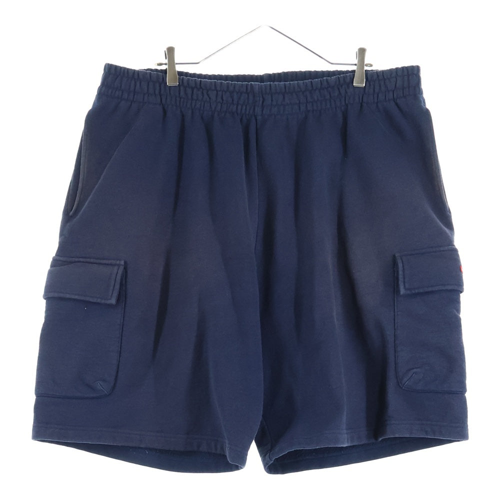 SUPREME(シュプリーム) 23SS Small Box Baggy Cargo Sweatshort スモールボックスロゴ バギー スウェットショーツ ハーフパンツ ネイビー
