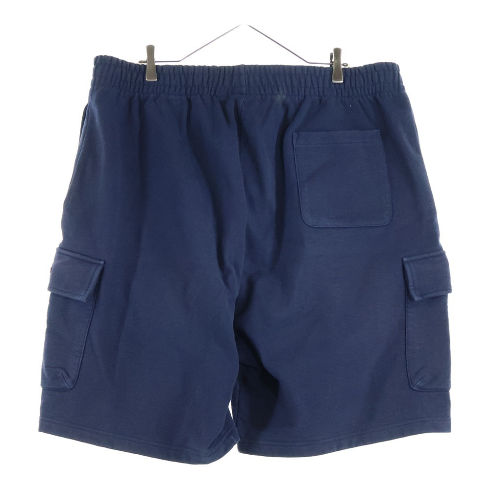 SUPREME(シュプリーム) 23SS Small Box Baggy Cargo Sweatshort スモールボックスロゴ バギー スウェットショーツ ハーフパンツ ネイビー
