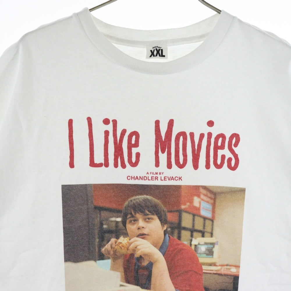 WEBER(ウェーバー) ×I Like Movies フロント プリント半袖Tシャツ カットソー ホワイト