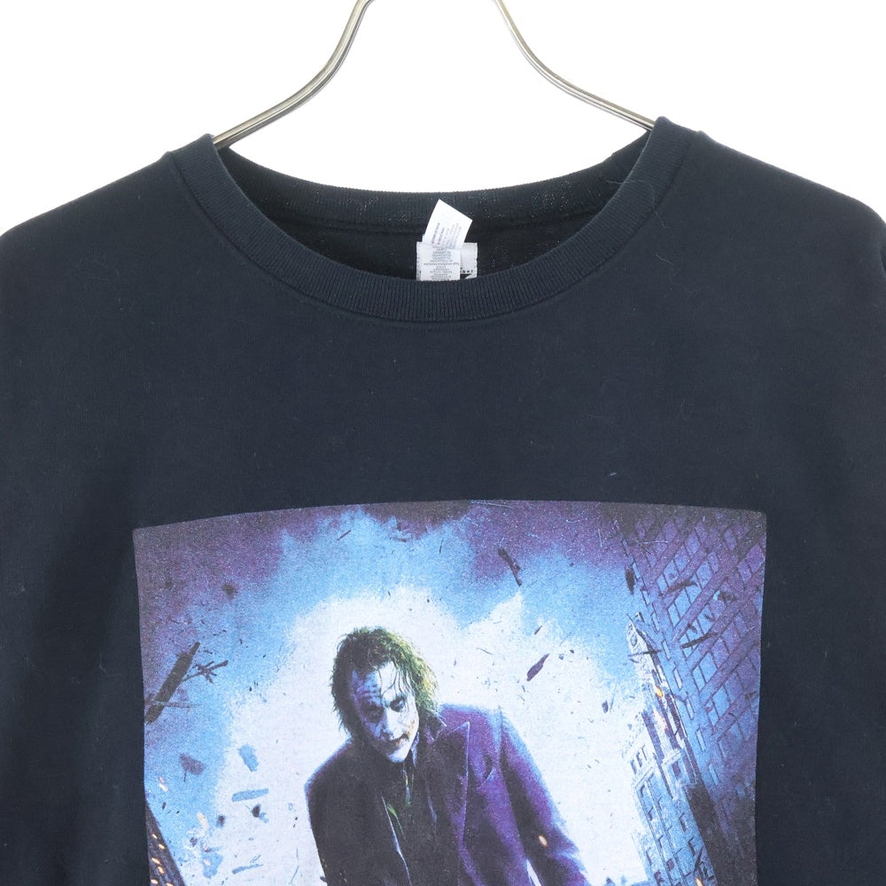 WACKO MARIA(ワコマリア) THE DARK KNIGHT TRILOGY CREW NECK SWEAT SHIRT フロントプリント クルーネックスウェットシャツ ブラック TDKT-WM-SS03