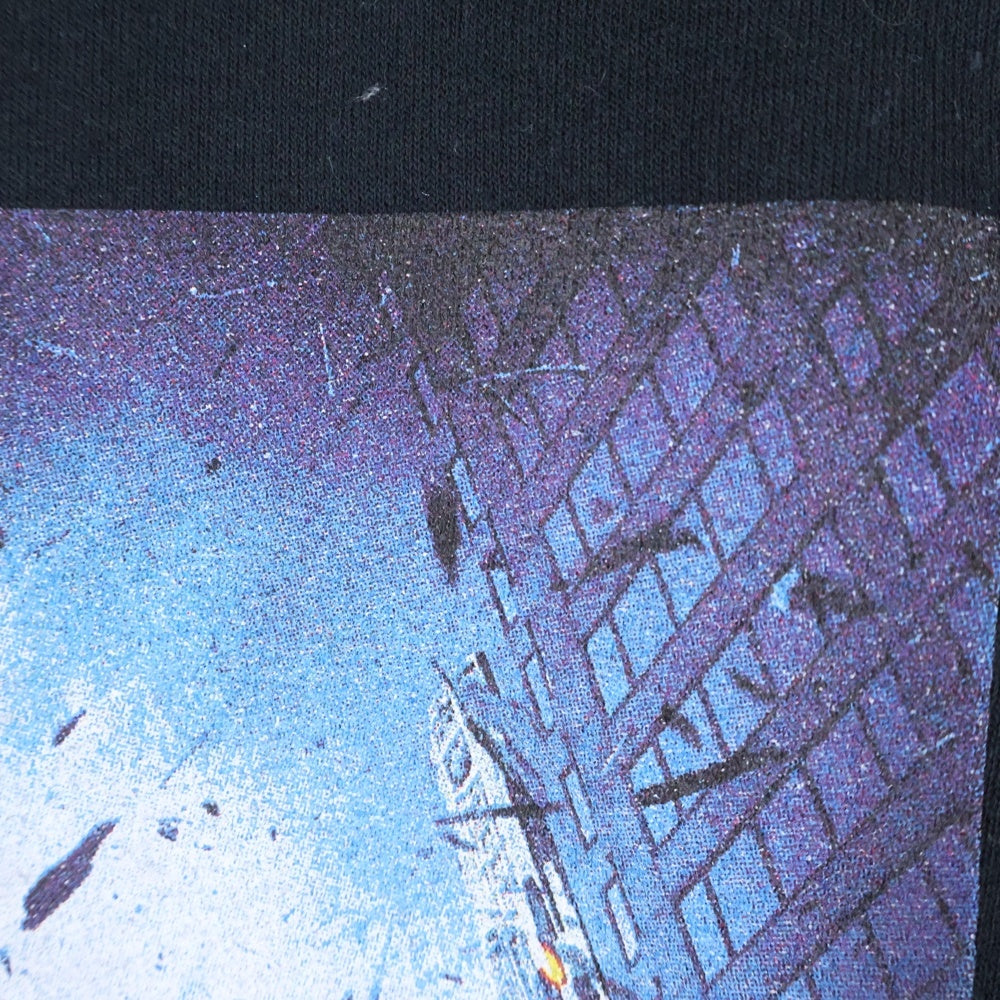 WACKO MARIA(ワコマリア) THE DARK KNIGHT TRILOGY CREW NECK SWEAT SHIRT フロントプリント クルーネックスウェットシャツ ブラック TDKT-WM-SS03