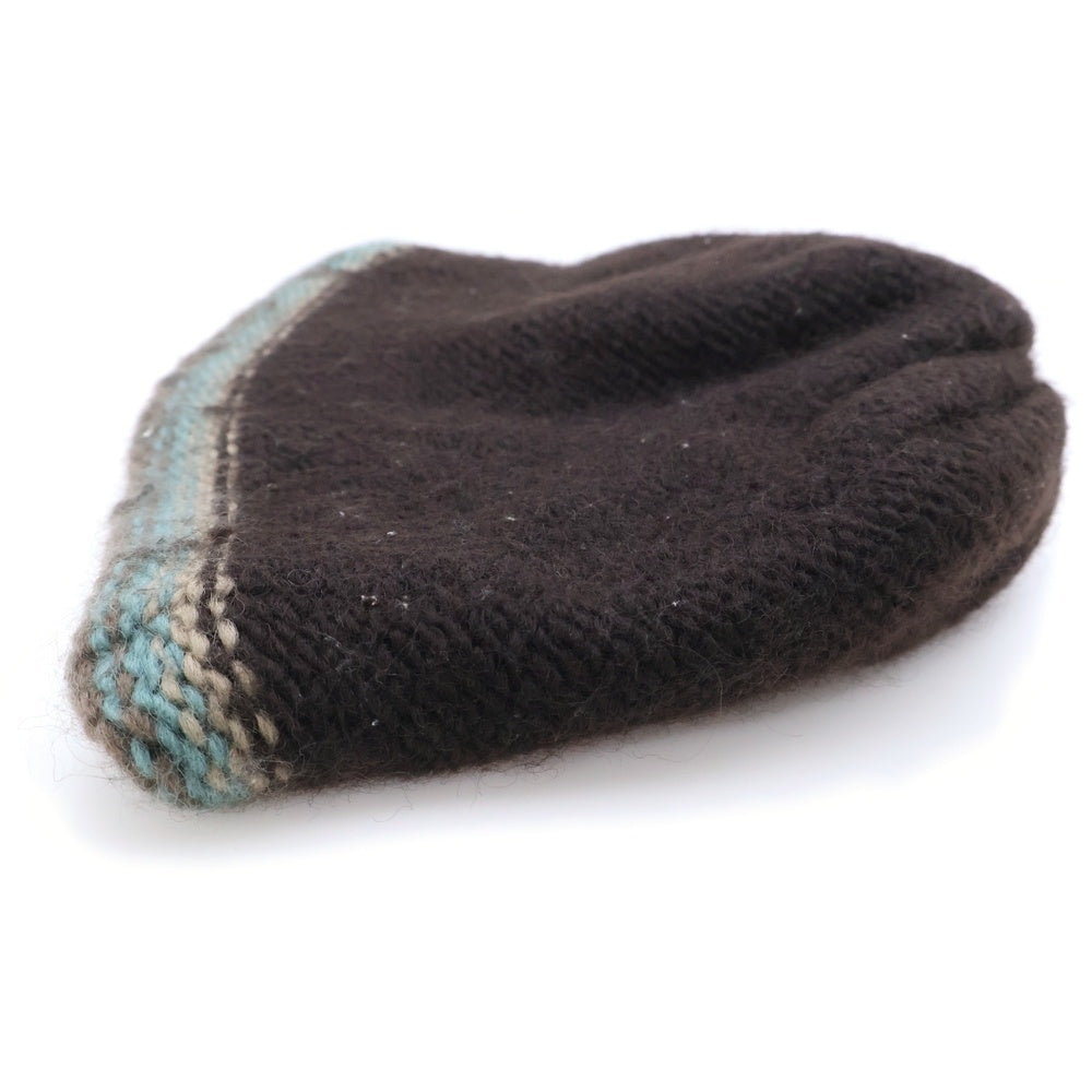 CA4LA(カシラ) モヘア素材 ビーニー ブラウン