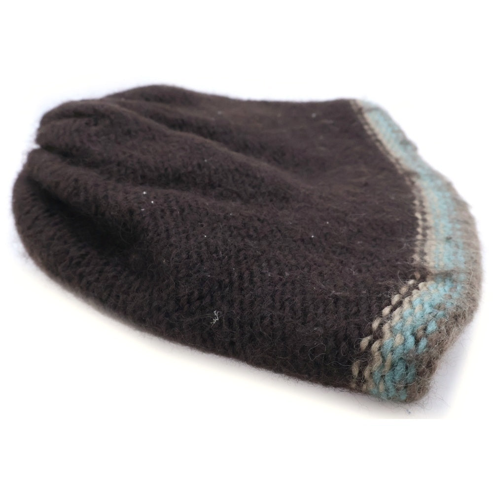 CA4LA(カシラ) モヘア素材 ビーニー ブラウン