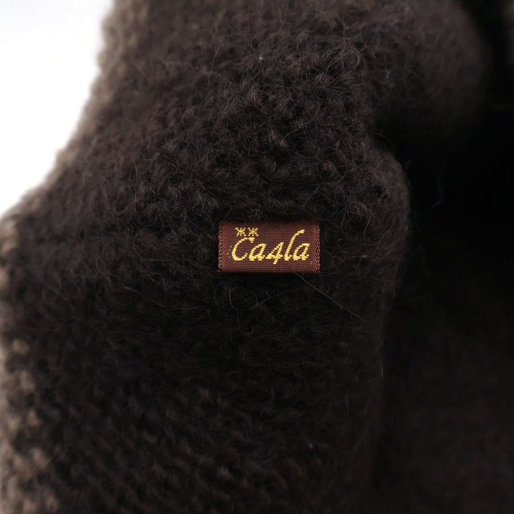 CA4LA(カシラ) モヘア素材 ビーニー ブラウン