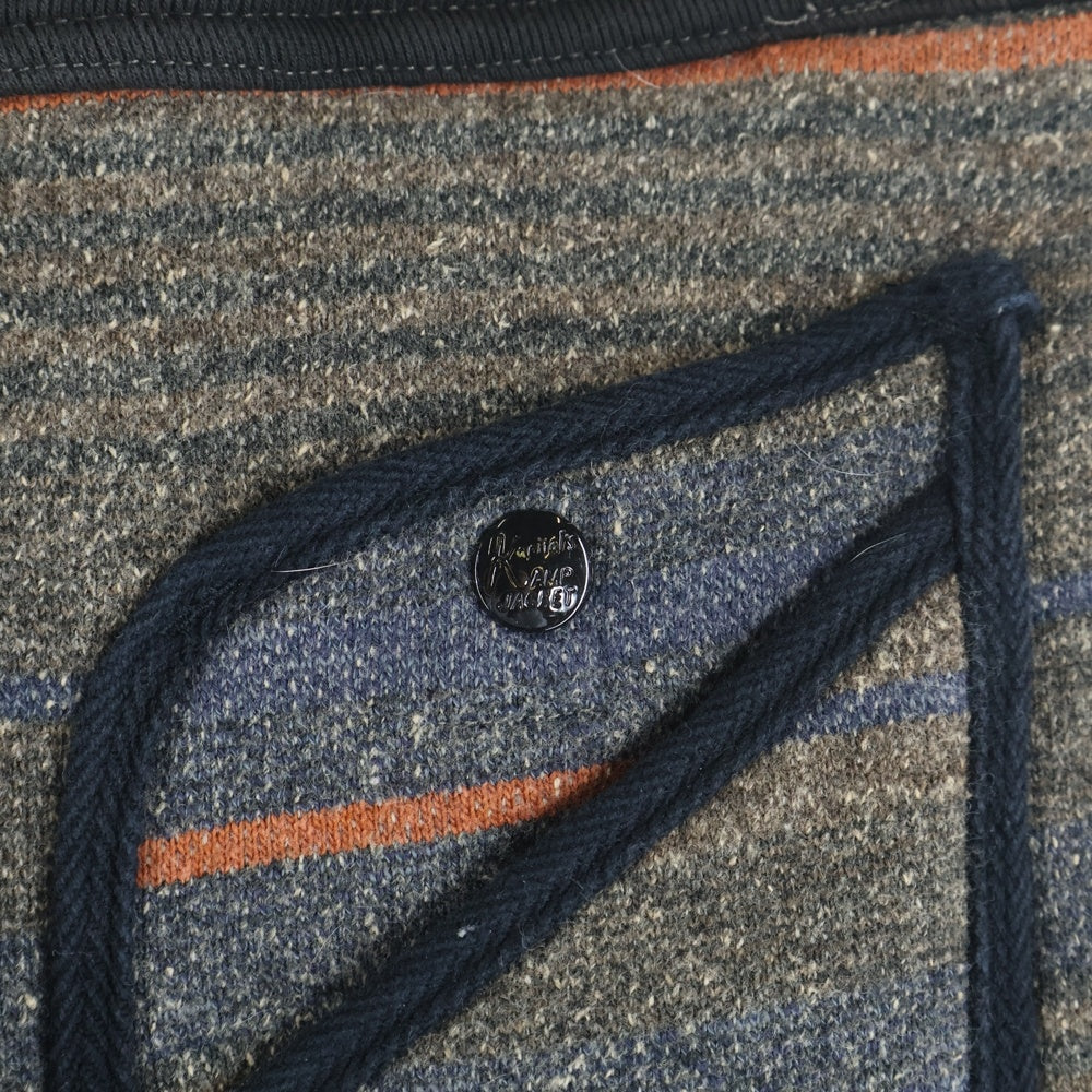 KAPITAL(キャピタル) ブランケットデザイン 4ポケット スウェットパンツ ブラウン/オレンジ K1410LP224