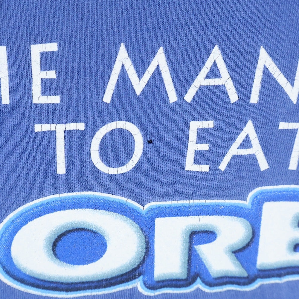 VINTAGE(ヴィンテージ) 00s OREO オレオ フロントプリント 半袖Tシャツ カットソー ブルー