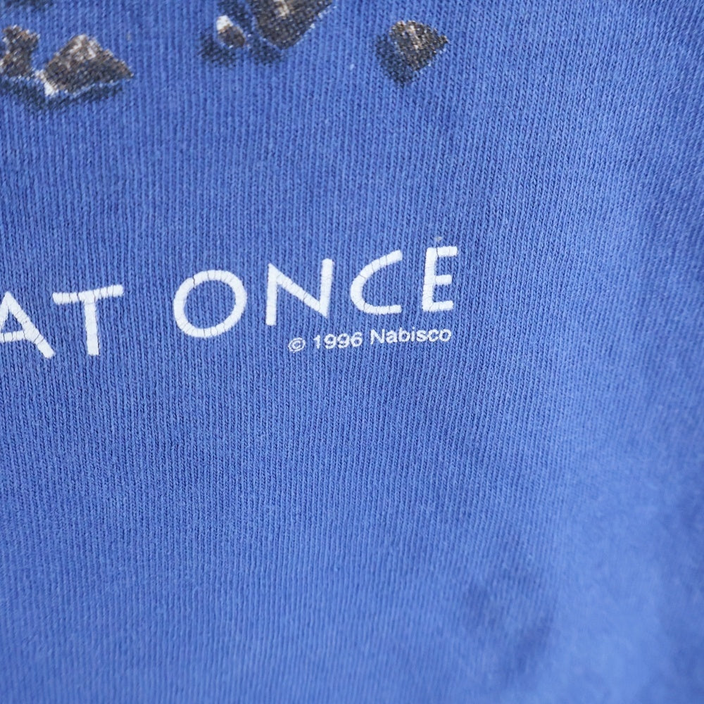 VINTAGE(ヴィンテージ) 00s OREO オレオ フロントプリント 半袖Tシャツ カットソー ブルー