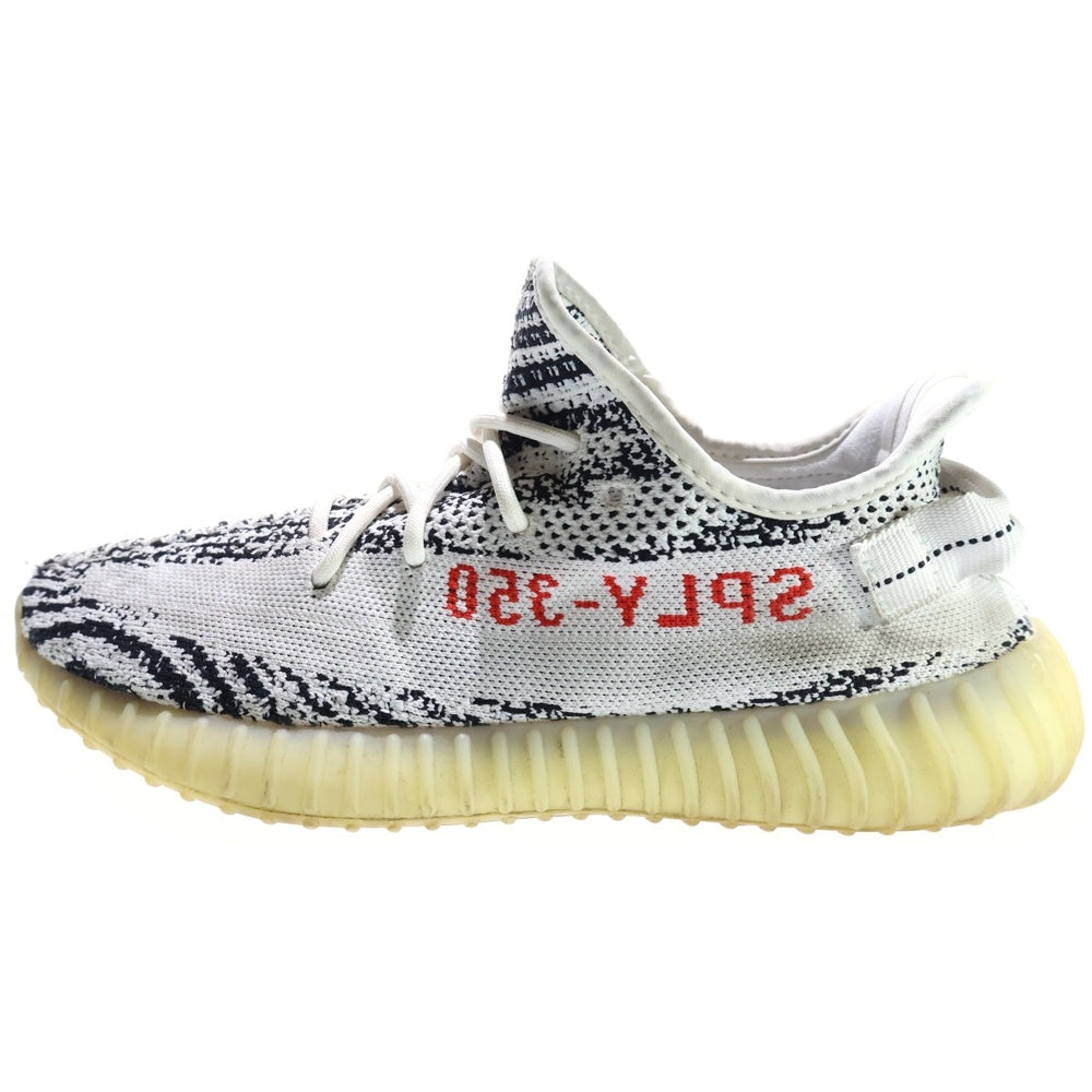 adidas(アディダス) YEEZY BOOST 350 V2 ZEBRA CP9654 イージーブースト 350 V2 ゼブラ ローカットスニーカー シューズ ホワイト/ブラック US90/27.0cm