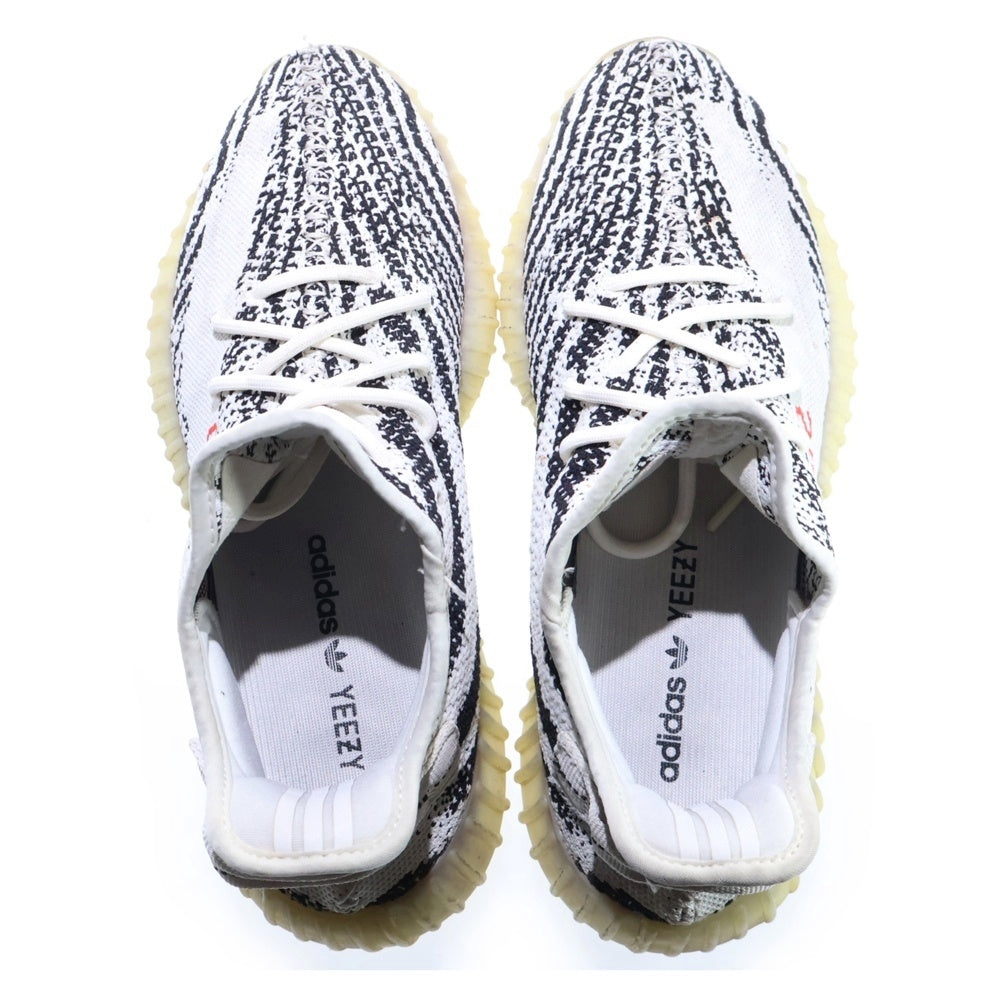adidas(アディダス) YEEZY BOOST 350 V2 ZEBRA CP9654 イージーブースト 350 V2 ゼブラ ローカットスニーカー シューズ ホワイト/ブラック US90/27.0cm