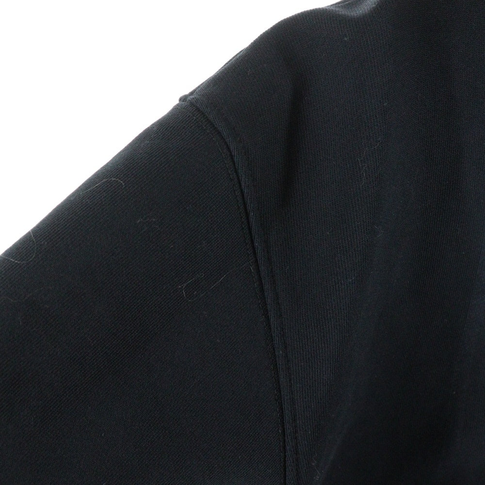 VAIN(ヴァイン) THREE ZIP HOODIE 3ジップ ロゴ刺繍 フーディー パーカー ブラック 01259