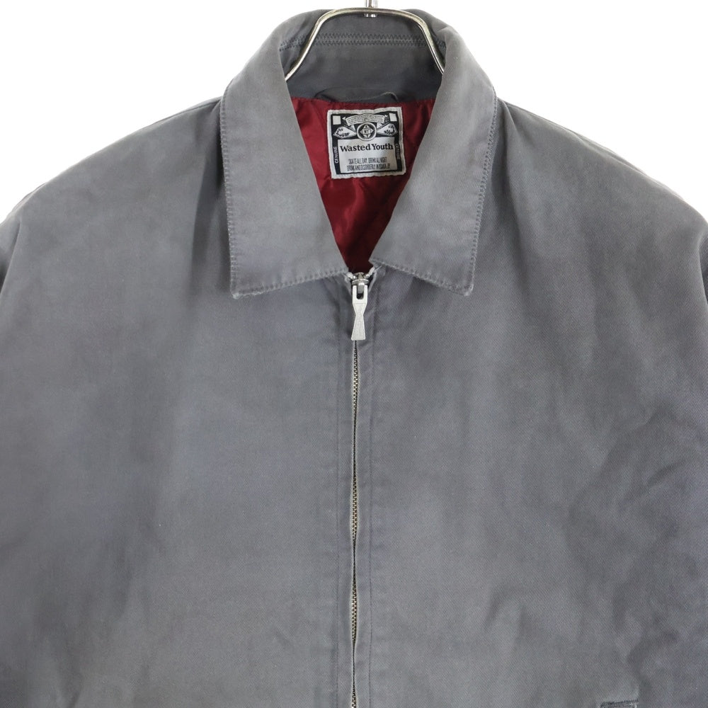 WASTED YOUTH(ウェイステッドユース) JACKET 裏地キルティング ジャケット グレー WY28JK002