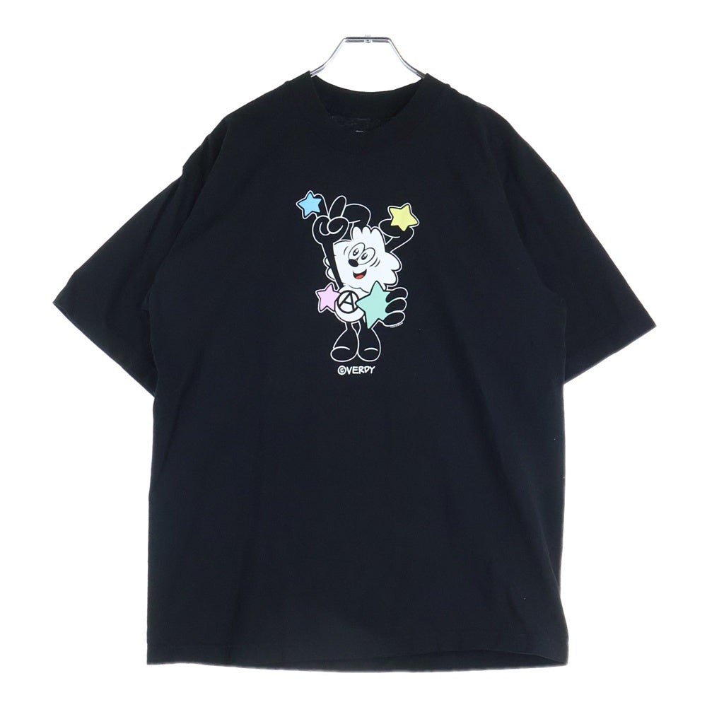 VERDY(ベルディ) ×Complex Miami Vick Tee フロントプリント クルーネック 半袖Tシャツ カットソー ブラック