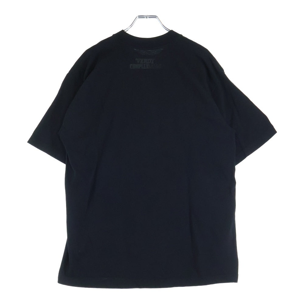 VERDY(ベルディ) ×Complex Miami Vick Tee フロントプリント クルーネック 半袖Tシャツ カットソー ブラック