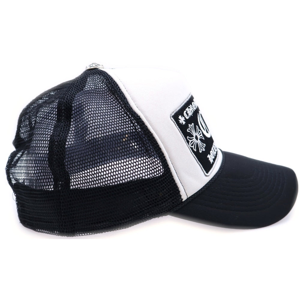 CHROME HEARTS(クロムハーツ) TRUCKER CAP CHパッチメッシュトラッカーキャップ クロスボール付 帽子 ホワイト/ブラック