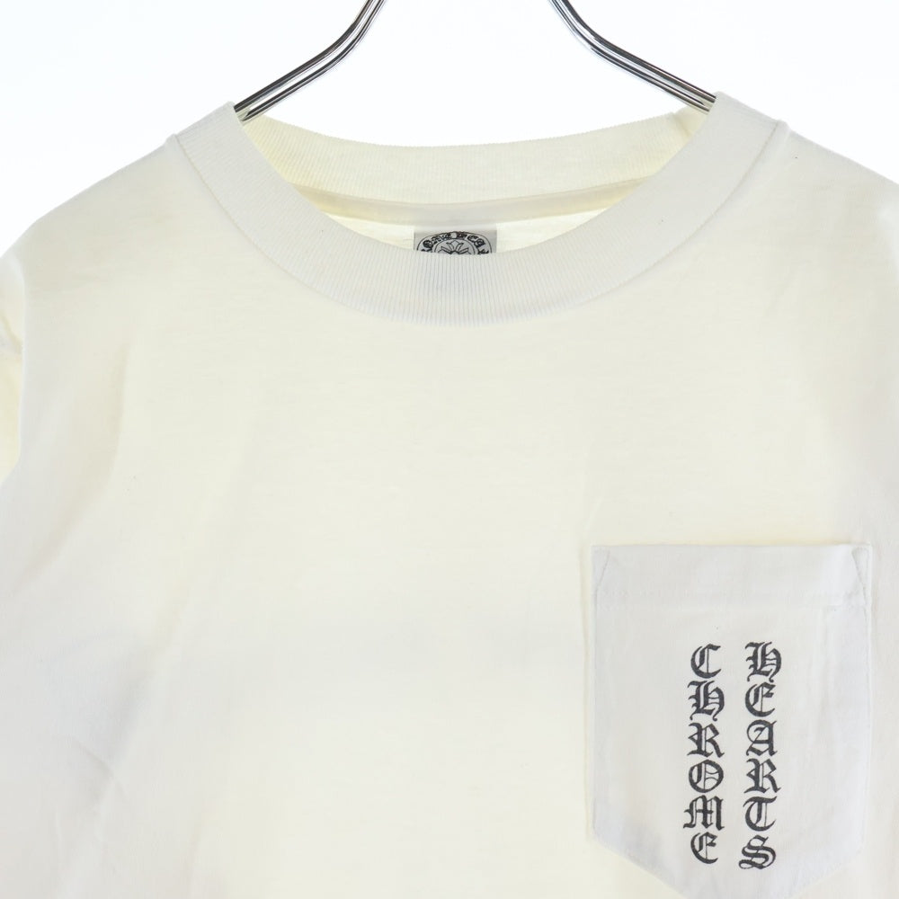 CHROME HEARTS(クロムハーツ) OLD CH L/S T-SHIRT オールド スクロールプリント 長袖Tシャツ ロングスリーブカットソー ホワイト