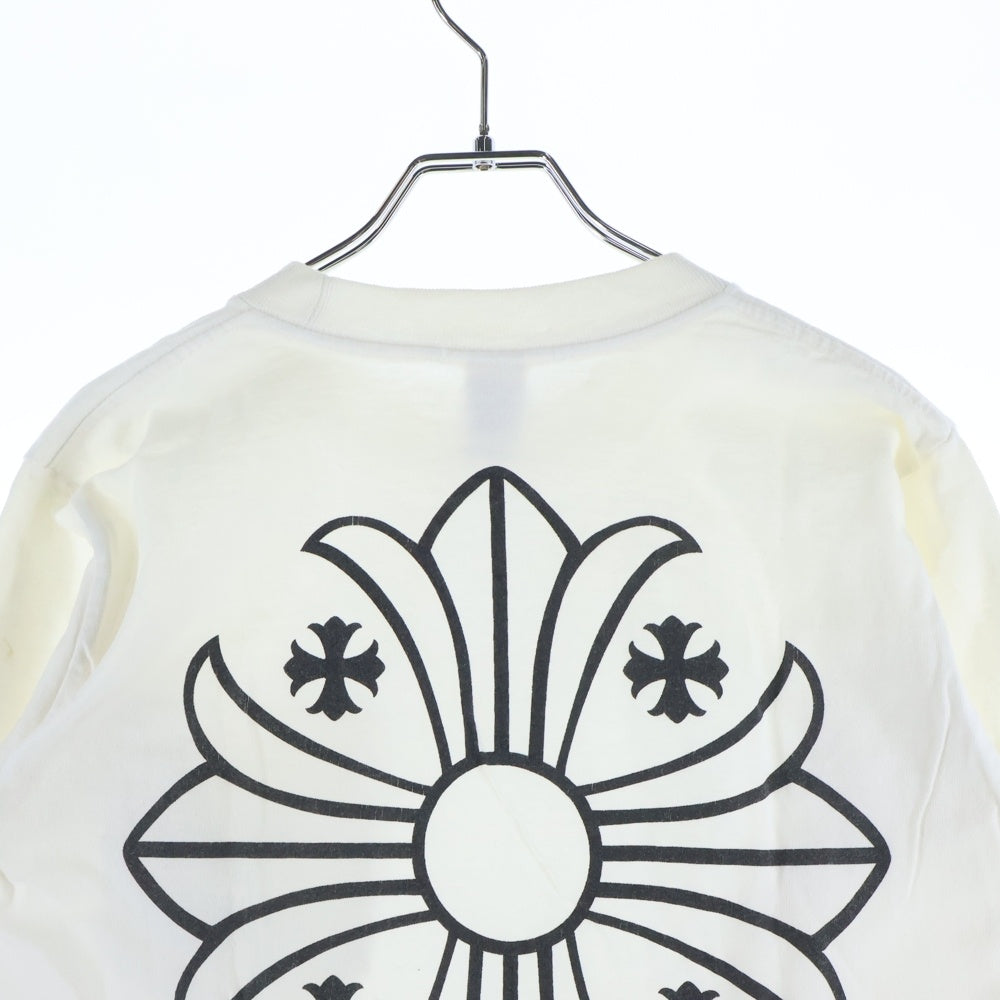 CHROME HEARTS(クロムハーツ) OLD Honolulu CH PLS L/S TEE オールド ホノルル限定 バッグCHプラス 長袖Tシャツ ロングスリーブカットソー ホワイト