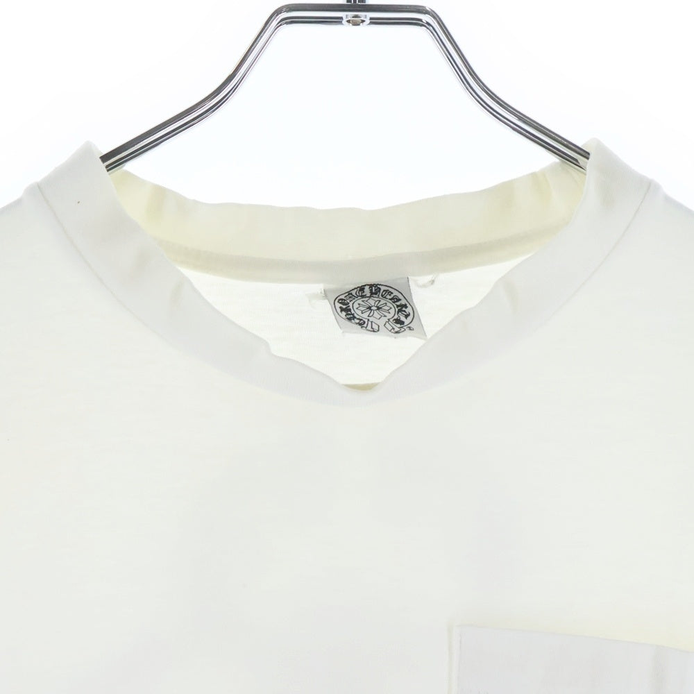 CHROME HEARTS(クロムハーツ) OLD Dagger Tee オールド ダガーロゴプリント 長袖Tシャツ ホワイト