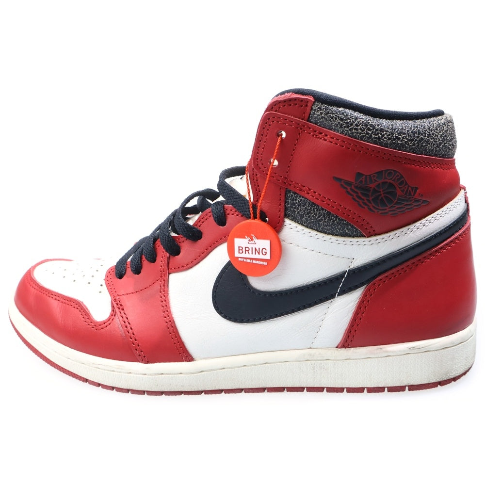 NIKE(ナイキ) AIR JORDAN 1 HIGH OG Lost & Found/Chicago エアジョーダンワン ロストアンドファウンド シカゴ ハイカットスニーカー レッド/ホワイト US11/29.0cm DZ5485-612