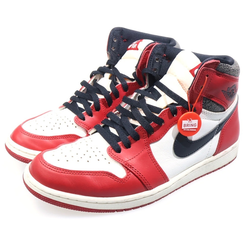 NIKE(ナイキ) AIR JORDAN 1 HIGH OG Lost & Found/Chicago エアジョーダンワン ロストアンドファウンド シカゴ ハイカットスニーカー レッド/ホワイト US11/29.0cm DZ5485-612
