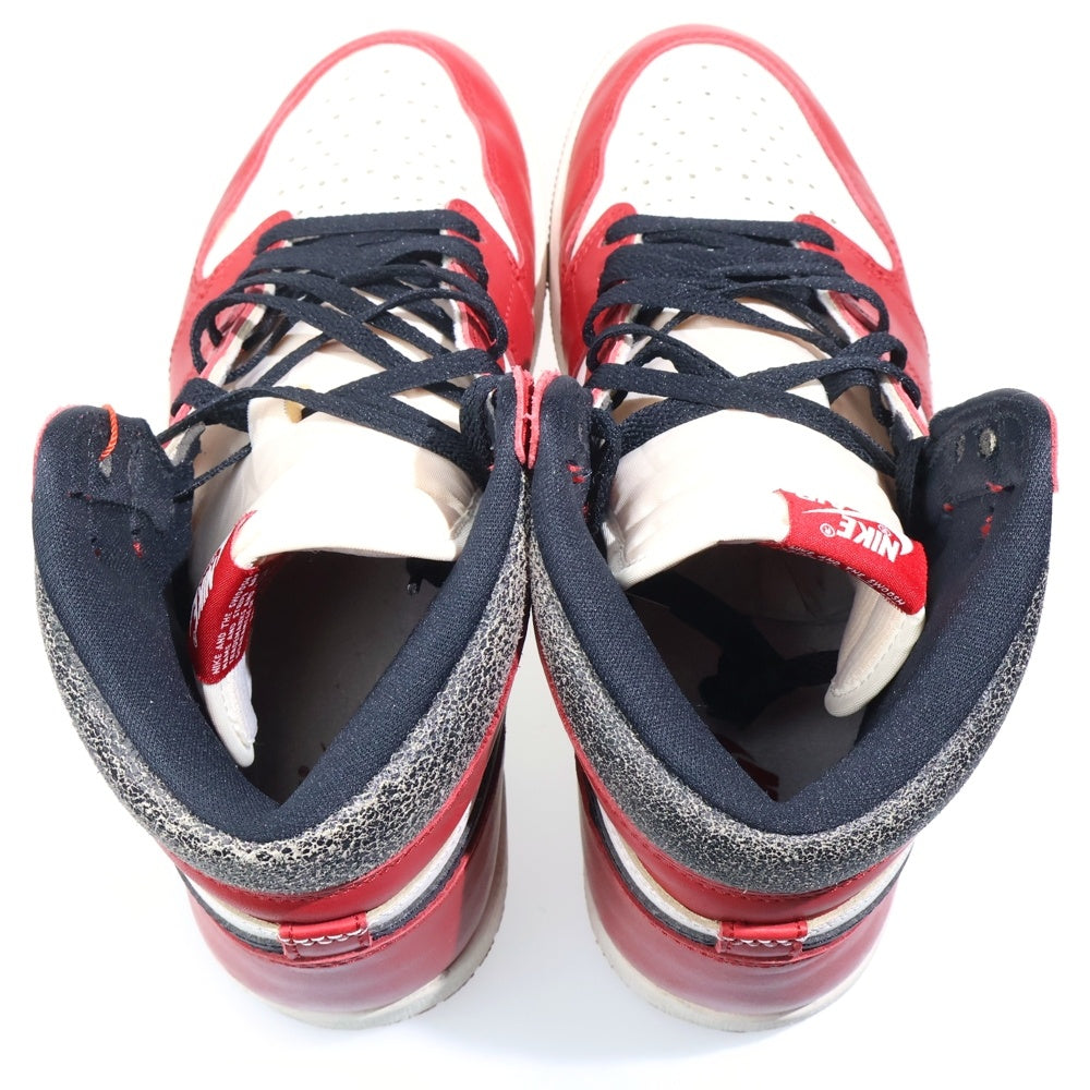 NIKE(ナイキ) AIR JORDAN 1 HIGH OG Lost & Found/Chicago エアジョーダンワン ロストアンドファウンド シカゴ ハイカットスニーカー レッド/ホワイト US11/29.0cm DZ5485-612