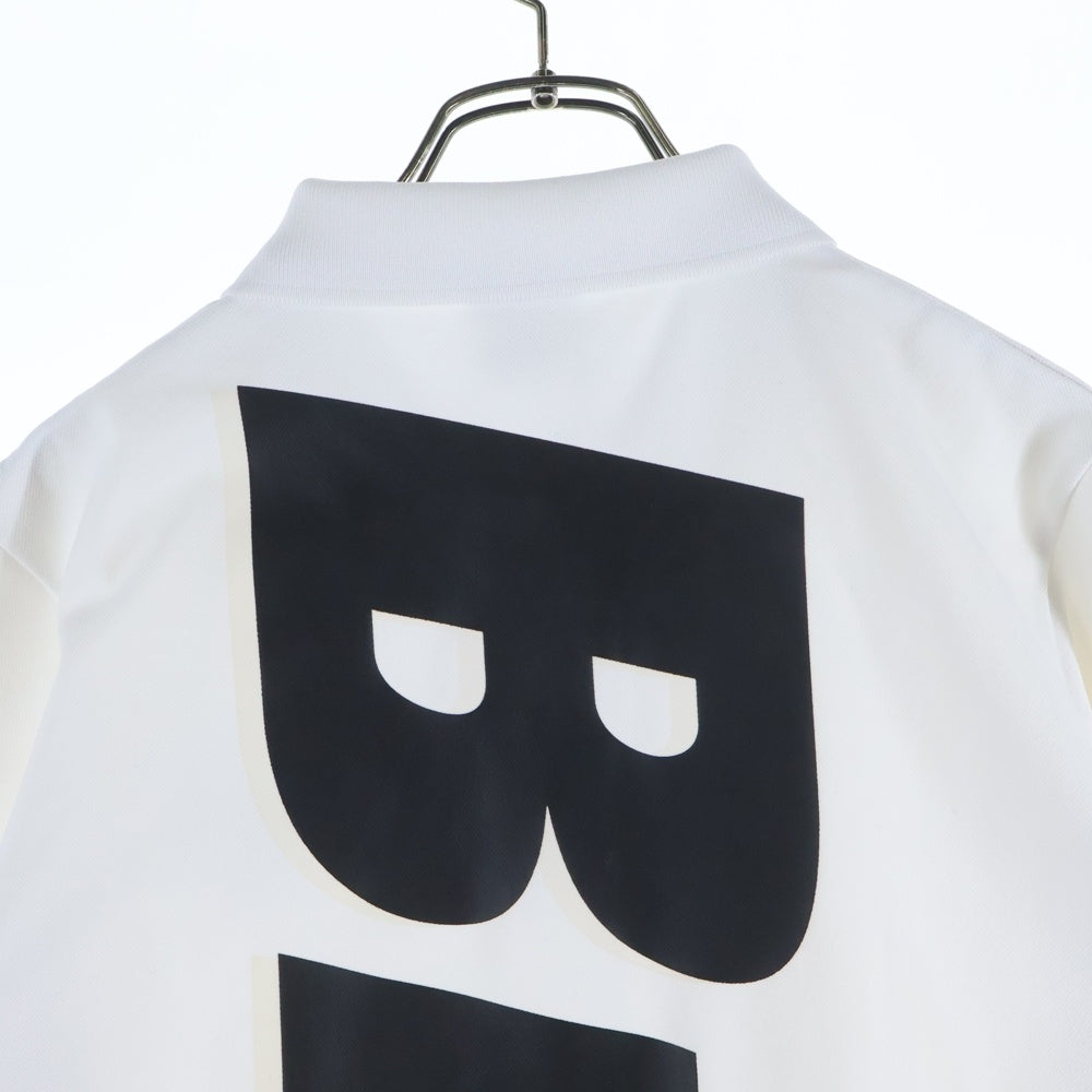 F.C.R.B./F.C.Real Bristol/FCRB(エフシーアールビー/エフシーレアルブリストル) BIG LOGO POLO ビッグ ロゴ 半袖ポロシャツ カットソー ホワイト FCRB-190050