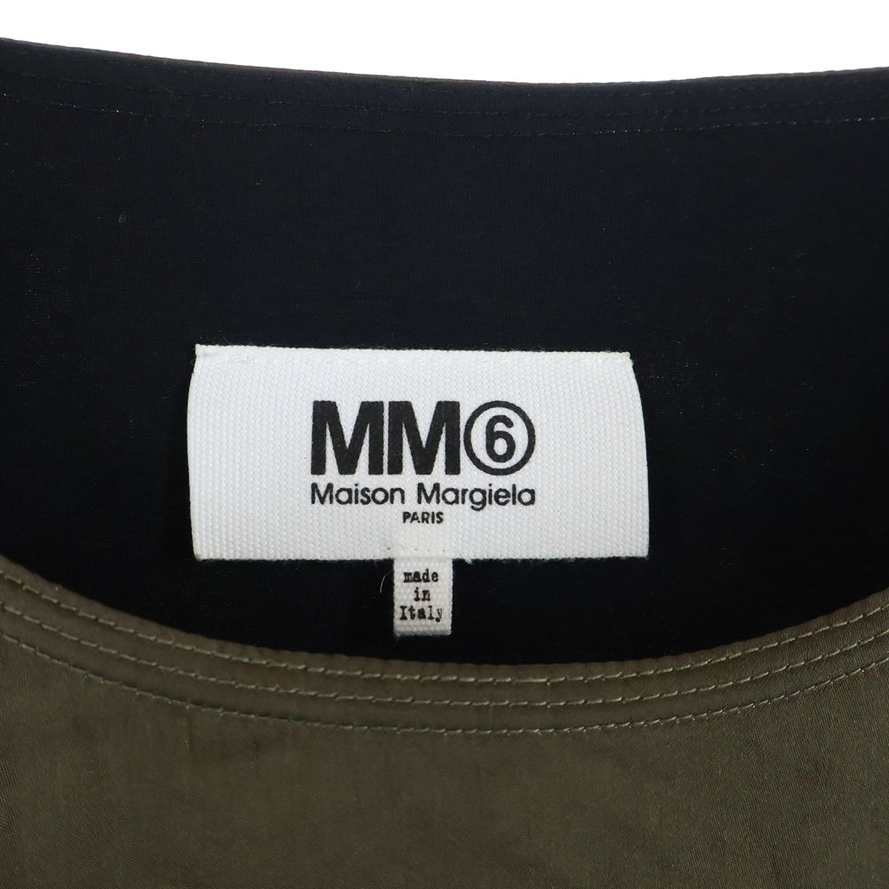 MM6 Maison Margiela(エムエムシックスメゾンマルジェラ) 18SS フレンチスリーブ ワンピース レディース カーキ S52CT0306