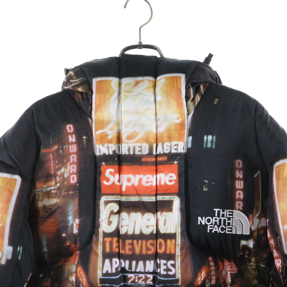 SUPREME(シュプリーム) 22AW × THE NORTH FACE 800-Fill ND52205I ザノースフェイス タイムズスクエア ハーフジップフードプルオーバーダウンジャケット マルチ