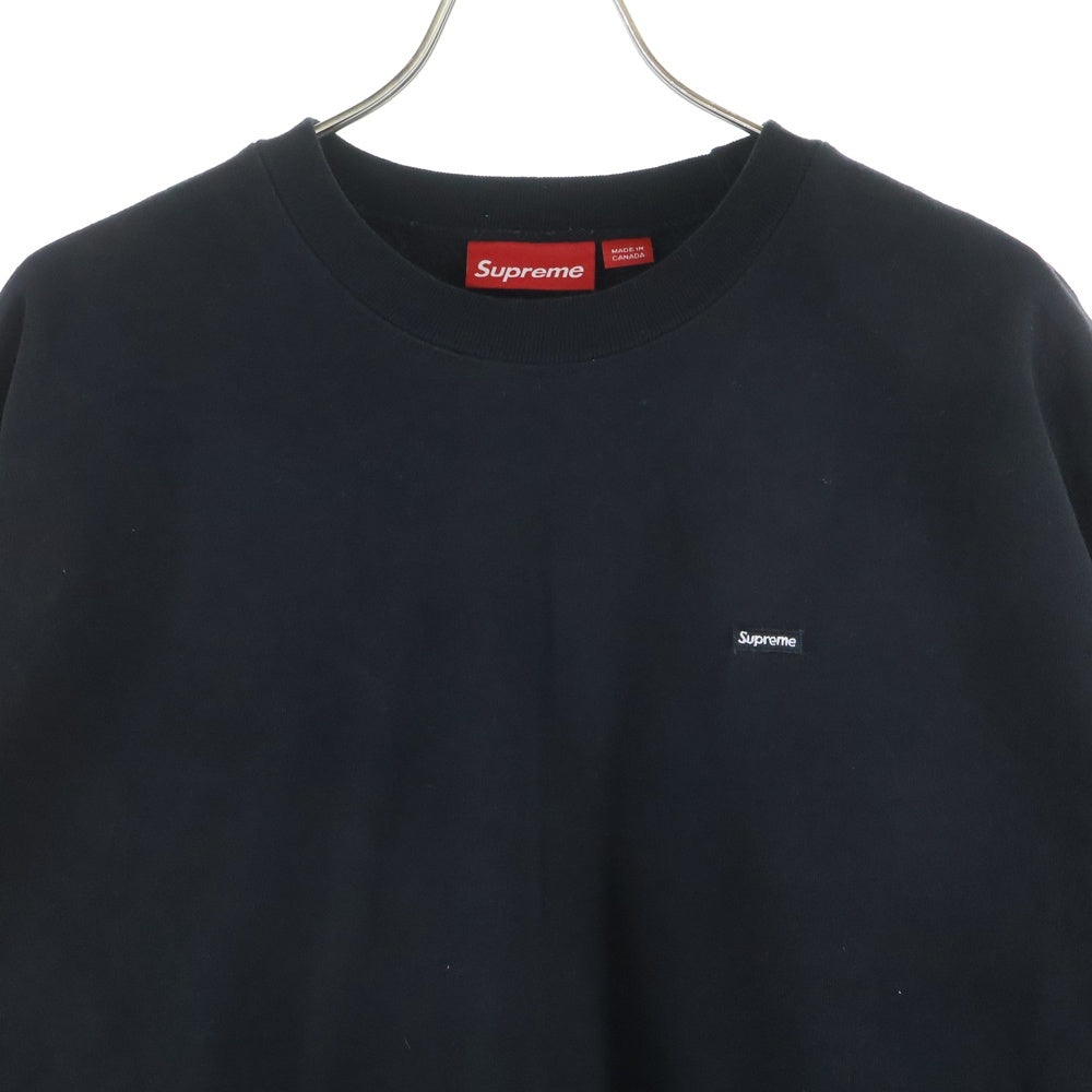 SUPREME(シュプリーム) 25AW Small Box Crewneck スモールボックスロゴ クルーネック 長袖スウェット トレーナー ブラック