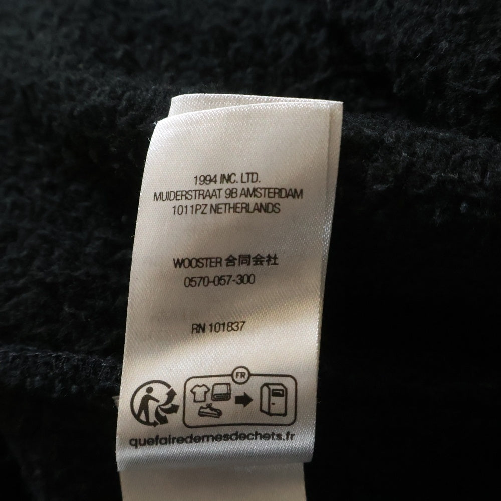 SUPREME(シュプリーム) 24SS Collage Zip Up Hooded Sweatshirt カレッジロゴ総柄 フーデッド ジップアップパーカー ブラック/パープル
