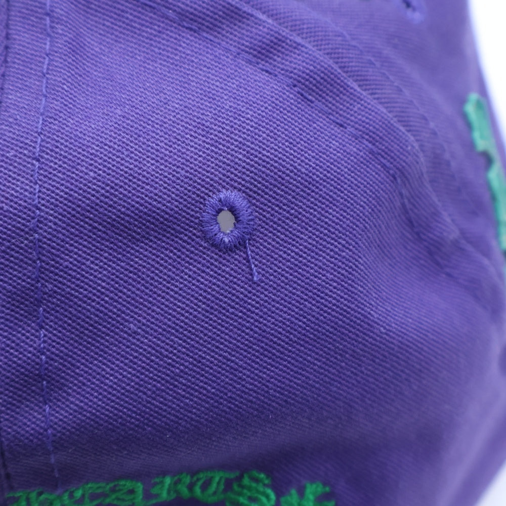 CHROME HEARTS(クロムハーツ) Trucker Cap クロスパッチ CH刺繍 トラッカーキャップ 帽子 パープル/グリーン