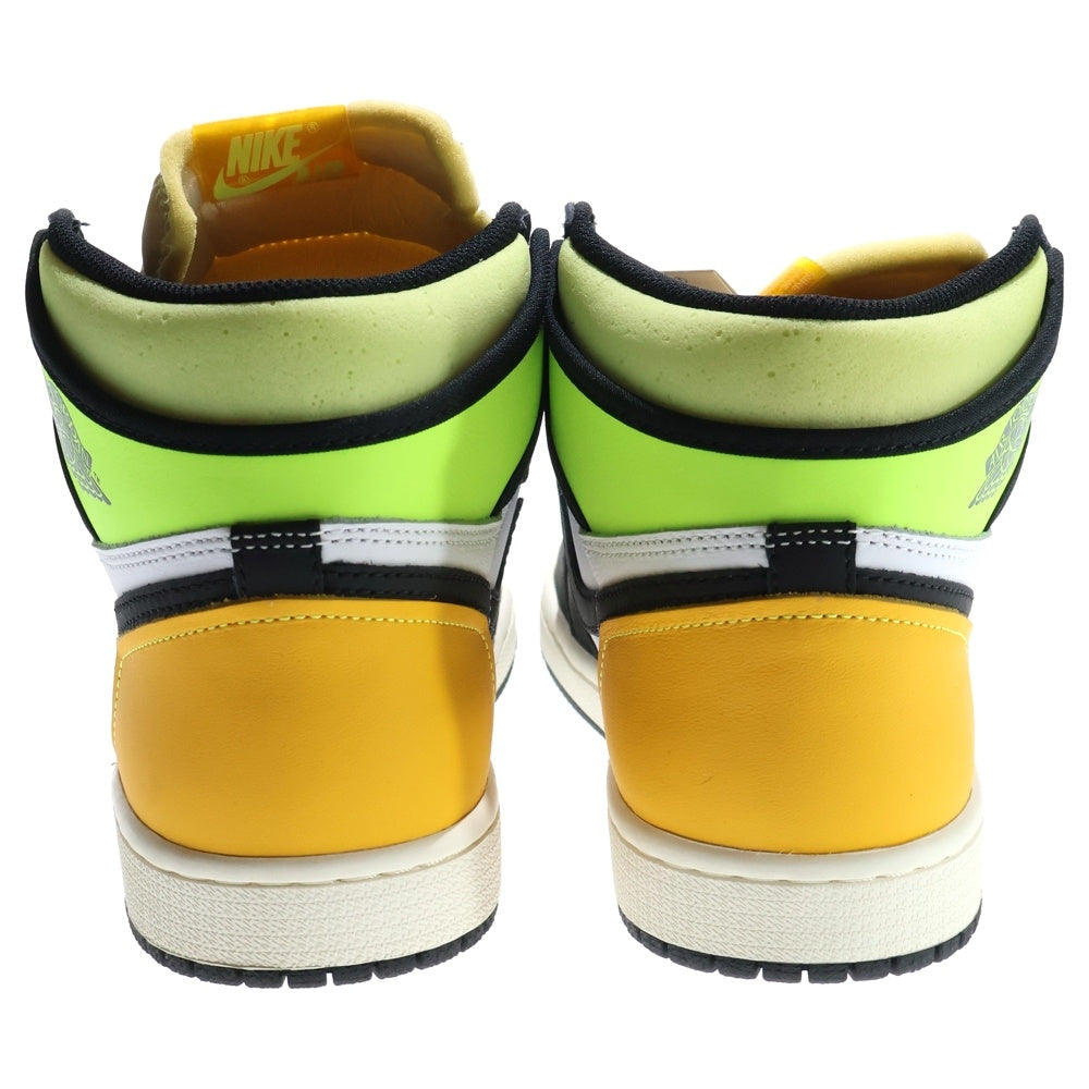 NIKE(ナイキ) AIR JORDAN 1 HIGH OG Volt Gold エアジョーダンワン ボルトゴールド ハイカットスニーカー イエロー/ホワイト US8/26.0cm 555088-118
