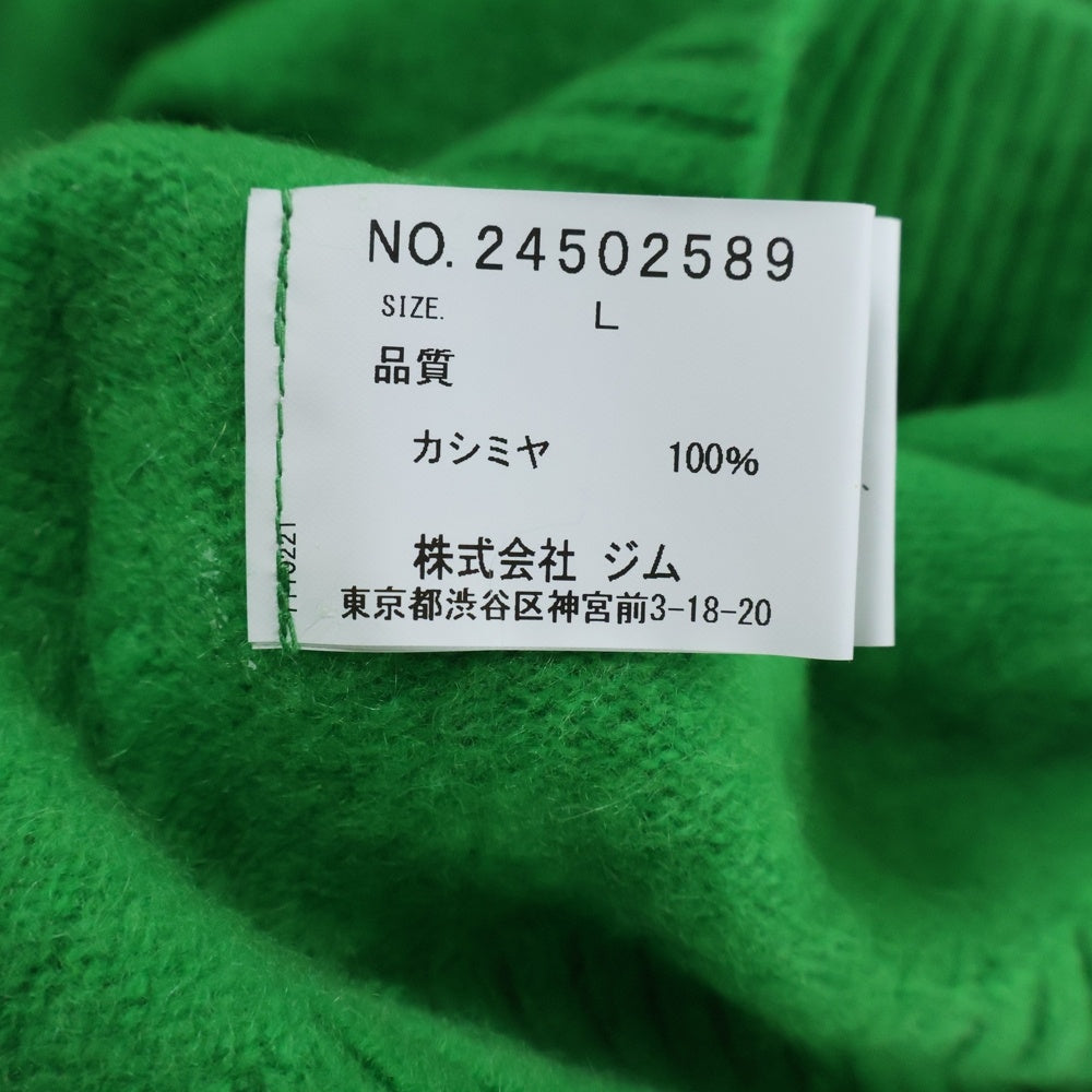 gim(ジム) フェザーライト カシミヤ 長袖セーター グリーン 24502589