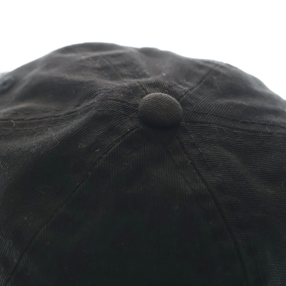 NEW ERA(ニューエラ) ×Yohji Yamamoto ヨウジヤマモト フロント刺繍 ベースボールキャップ ブラック HN-H89-972